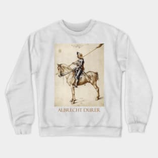 Knight on Horseback (1498) by Albrecht Durer Crewneck Sweatshirt